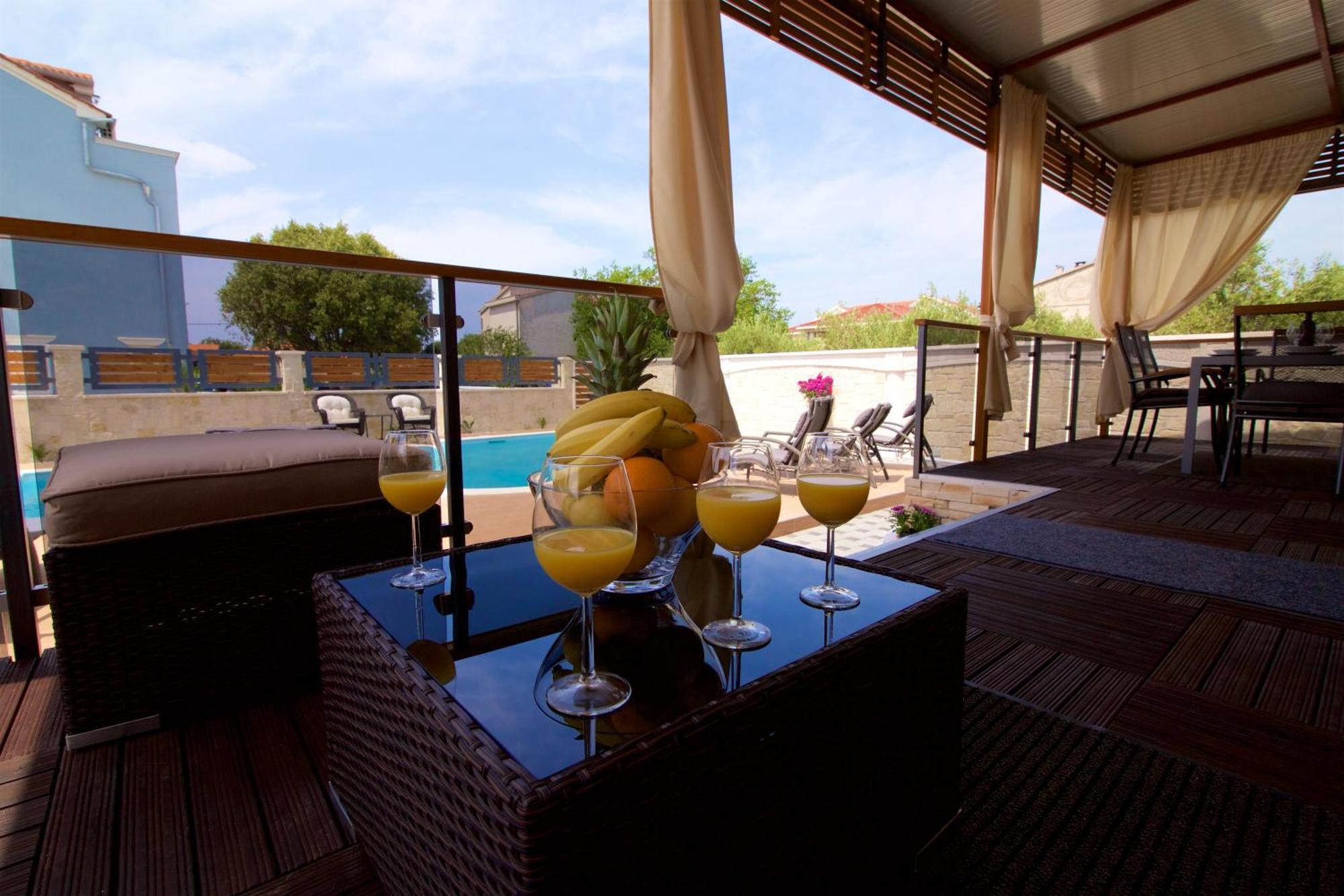 Tomica Apartments With Pool Biograd Na Moru Luaran gambar
